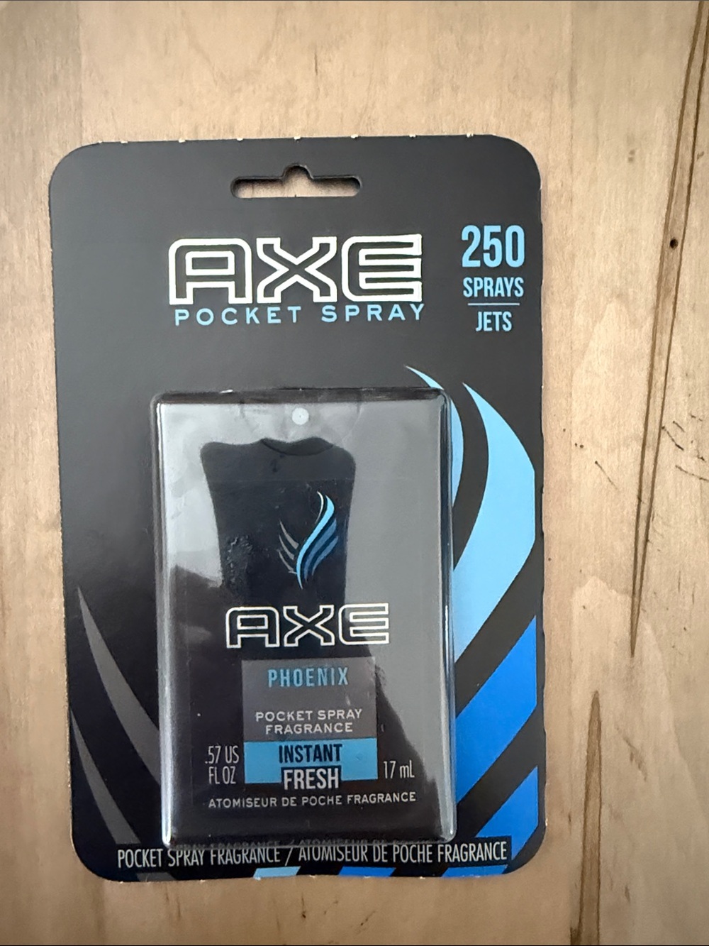 AXE Phoenix Pocket Spray Fragrance - Black/Blue